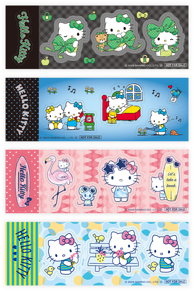 ローソン「ハローキティ」オリジナルステッカー