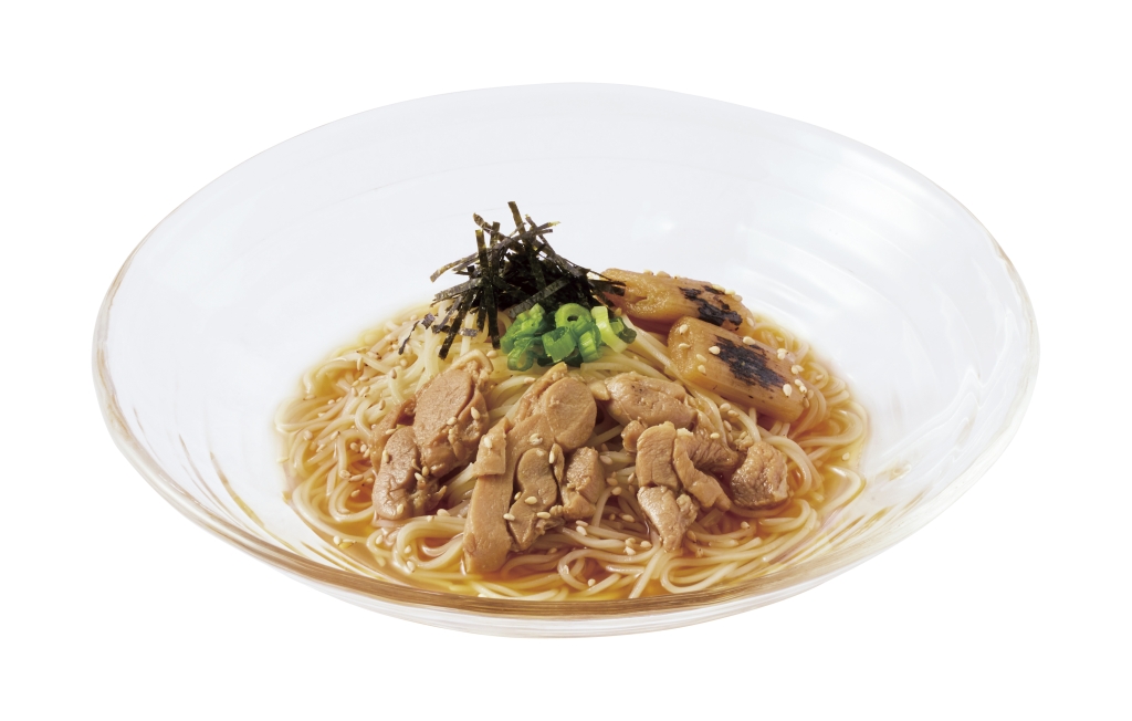 ミスドゴハン「鶏と炙りねぎのさっぱり涼風麺」