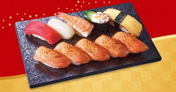 小僧寿し 「炙り三昧 サーモン」