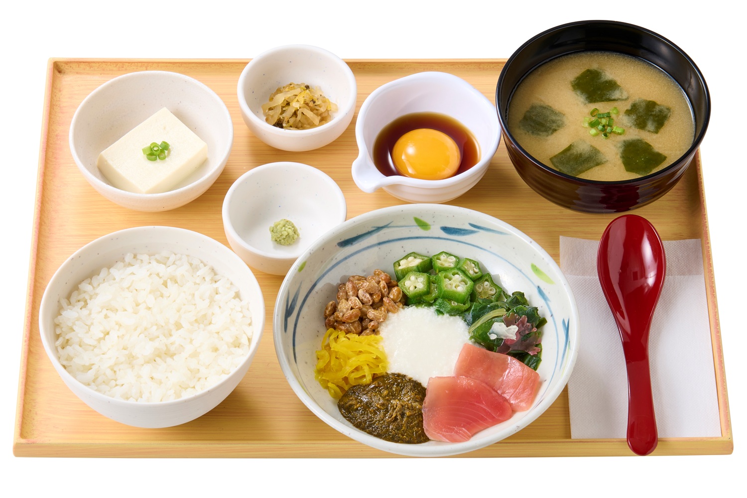 やよい軒「アカモクねばとろ定食」